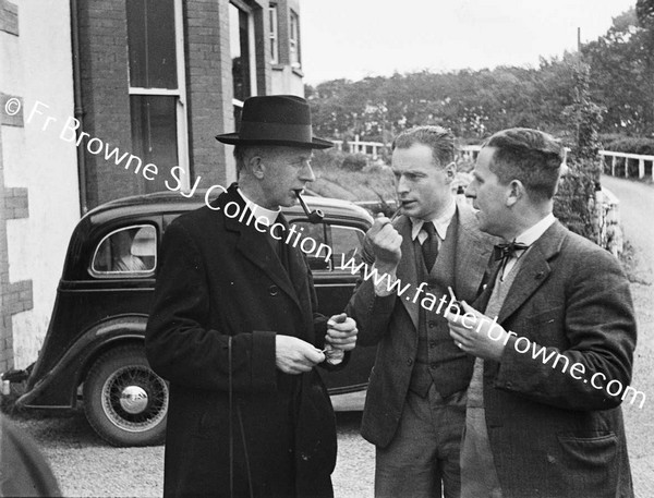 WHIT SUNDAY, MR EUGENEN DAVY WITH FRS P.G.KENNEDY S.J. & PETER DUNNE S.J.